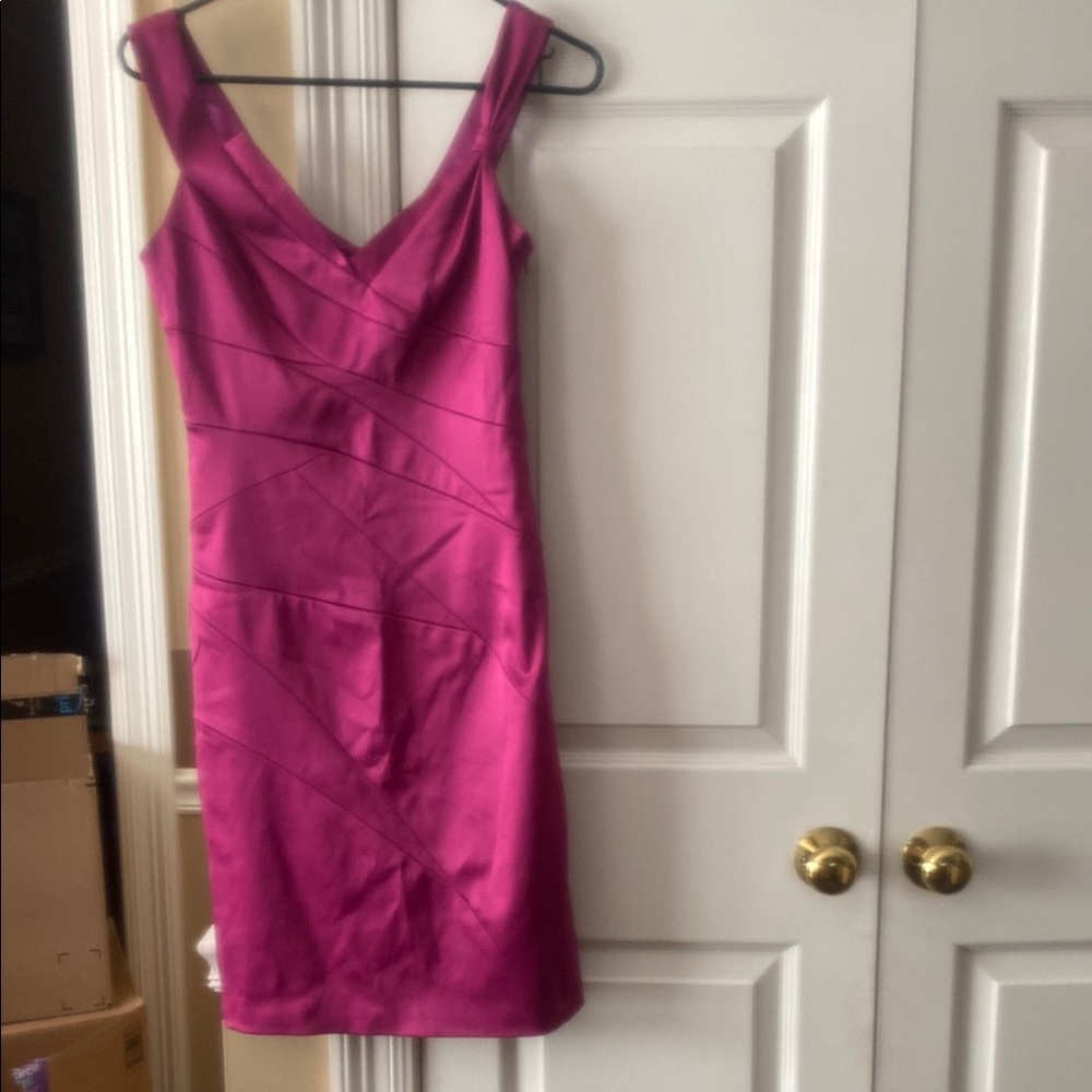 Pink Sleeveless Mini Dress